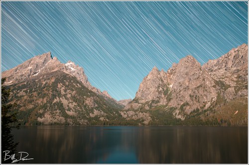 Star Trails at Jenny Lake